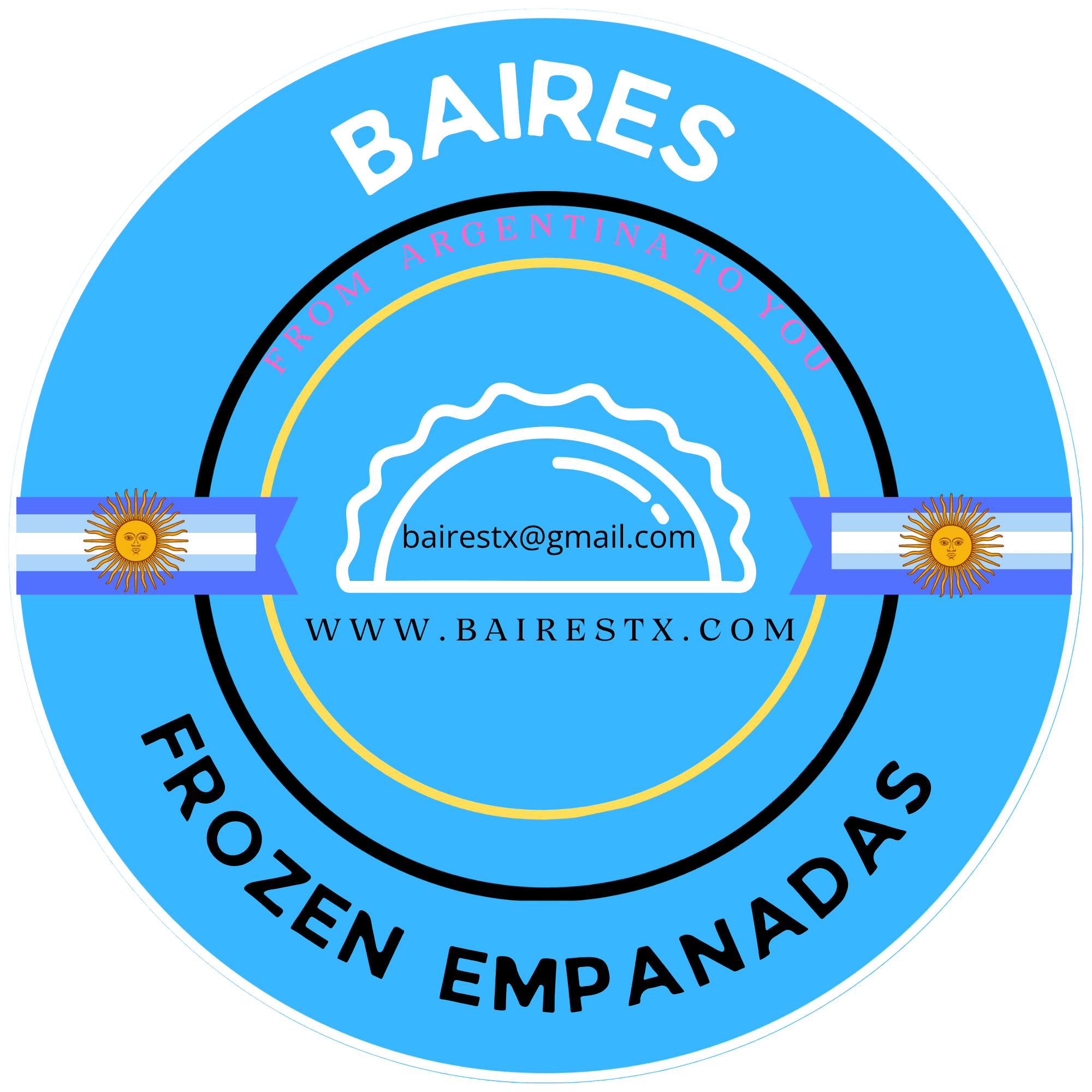 Baires Frozen Empanadas — cobranding partner